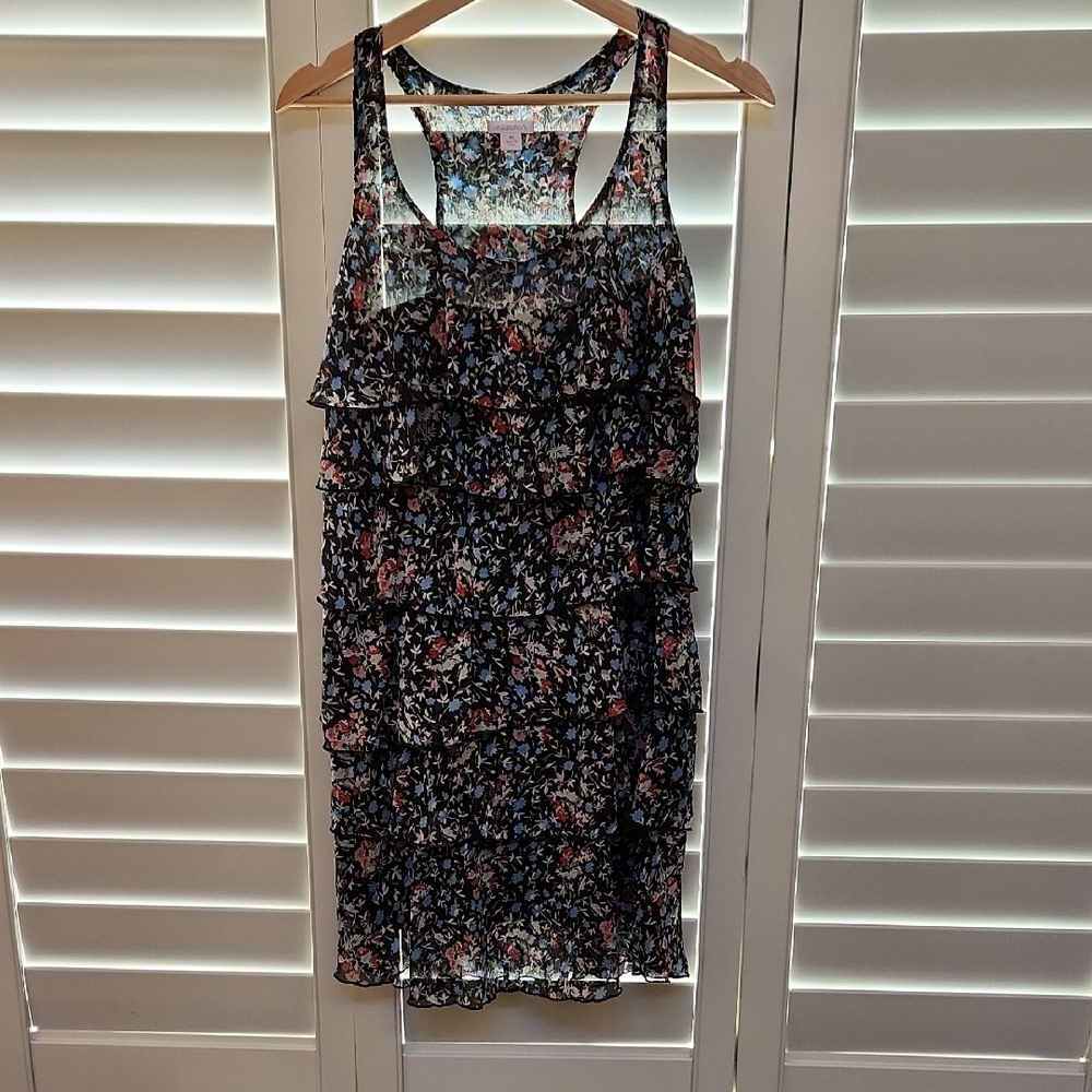 Floral Print Dress with Vibrant Colors
